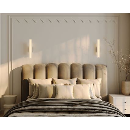 MAXLIGHT W0365 - Iluminação de parede para casa de banho LED FAYETTE LED/12W/230V 61 cm IP44 preto