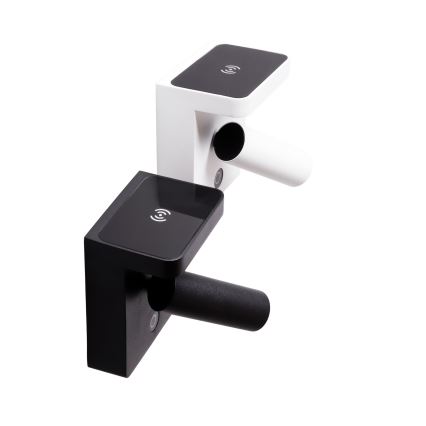 MAXLIGHT W0373 - Foco de parede LED com carregamento sem fios LOFER LED/7W/230V branco