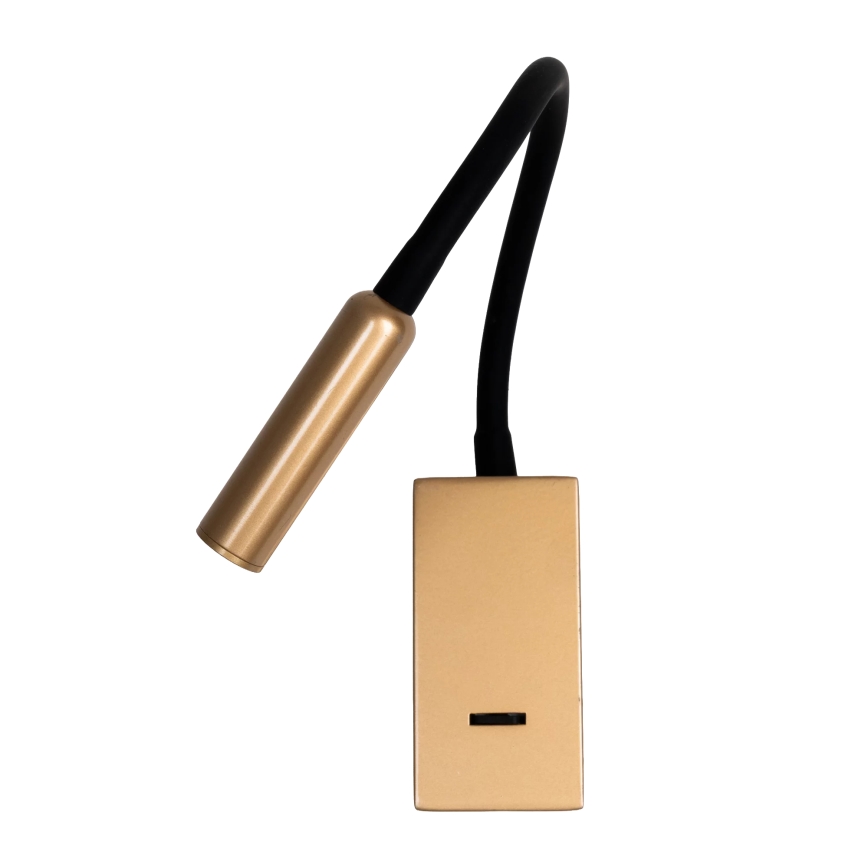 MAXLIGHT W0428 - Aplique de parede LED MAMBA LED/3W/230V dourado