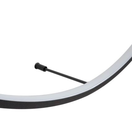 MAXLIGHT W0435 - Candeeiro de tecto LED para casa de banho VISUAL LED/22W/230V diâmetro 60 cm IP44 preto