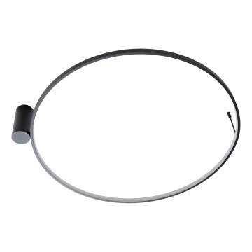MAXLIGHT W0437 - Candeeiro de teto LED para casa de banho VISUAL LED/28W/230V Ø 80 cm IP44 preto