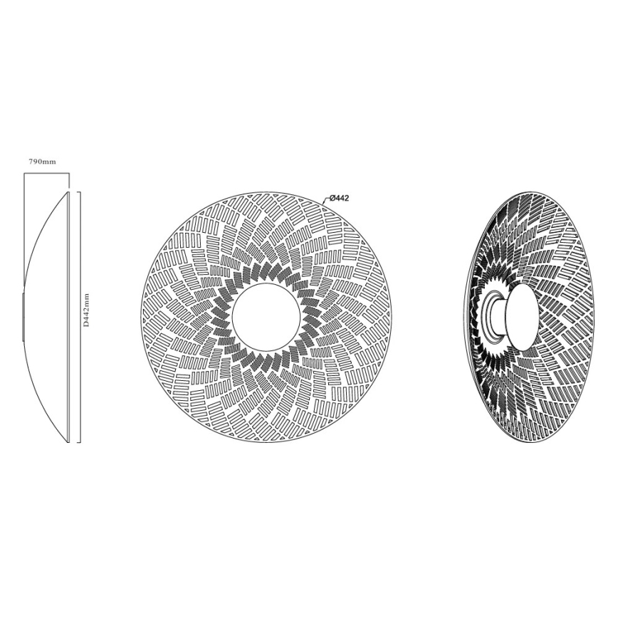 MAXLIGHT W0456 - Candeeiro de parede LED MISAKI LED/6W/230V CRI 95 preto