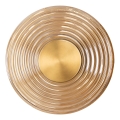 MAXLIGHT W0475 - Aplique de parede LED LEONARDO LED/8W/230V dourado/bege fumê