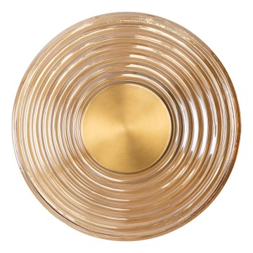 MAXLIGHT W0475 - Aplique de parede LED LEONARDO LED/8W/230V dourado/bege fumê