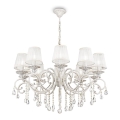 Maytoni ARM247-10-G - Candelabro suspenso GRACE 10xE14/40W/230V