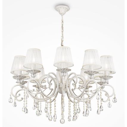 Maytoni ARM247-10-G - Candelabro suspenso GRACE 10xE14/40W/230V