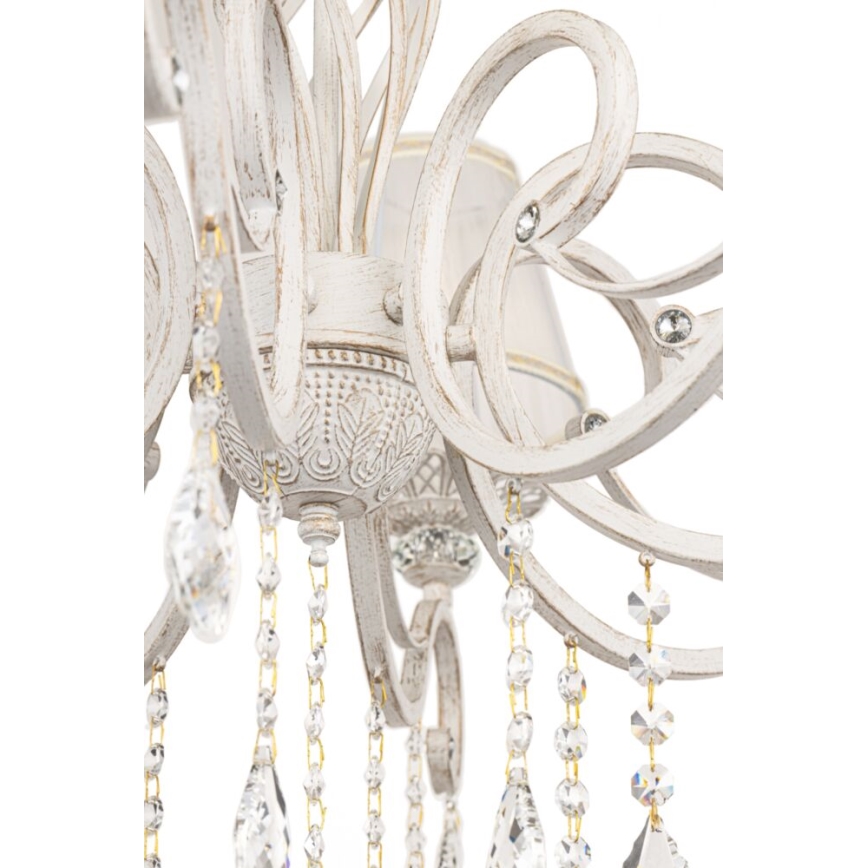 Maytoni ARM247-10-G - Candelabro suspenso GRACE 10xE14/40W/230V