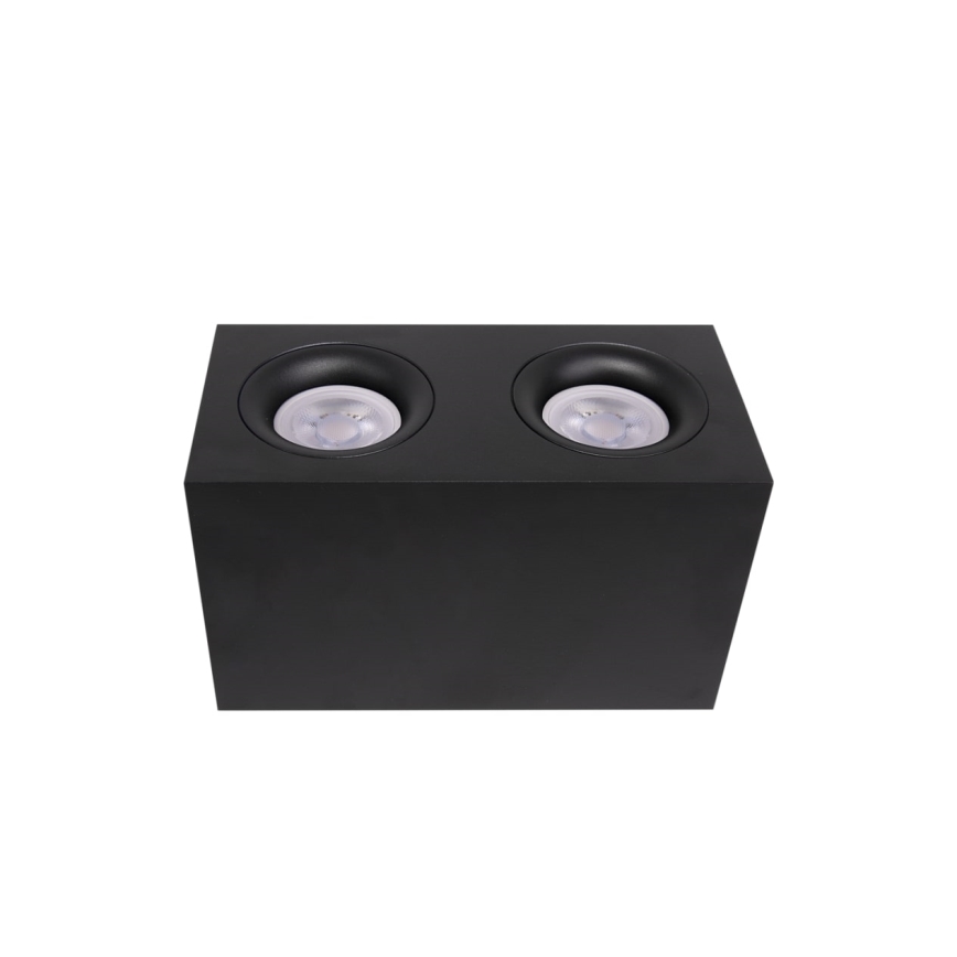 Maytoni C013CL-02B - Foco SLIM 2xGU10/50W/230V preto