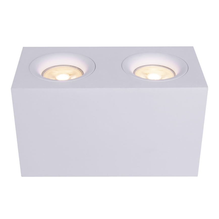 Maytoni C013CL-02W - Foco SLIM 2xGU10/50W/230V branco