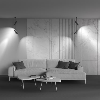 Maytoni C021CL-02B - Candelabro suspenso ELTI 2xGU10/50W/230V preto