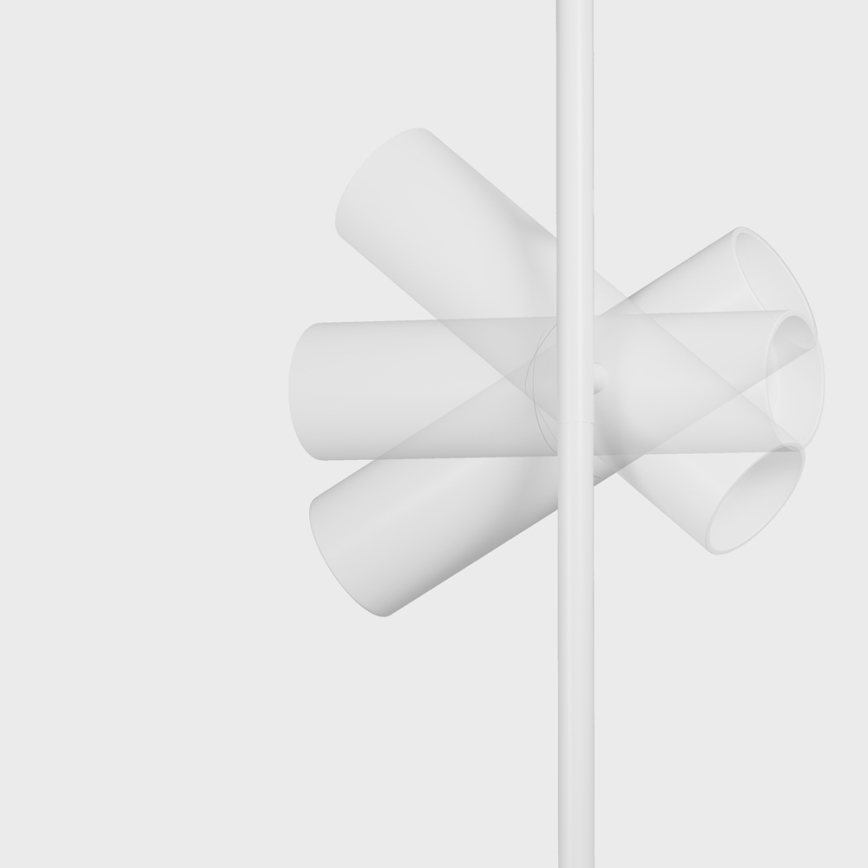 Maytoni C021CL-02W - Candelabro suspenso ELTI 2xGU10/50W/230V branco