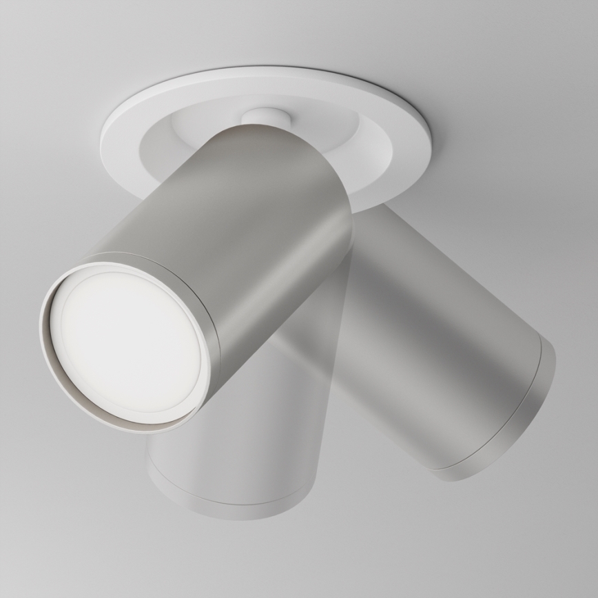 Maytoni C048CL-U-1WS - Foco de encastrar FOCUS 1xGU10/10W/230V cromado brilhante