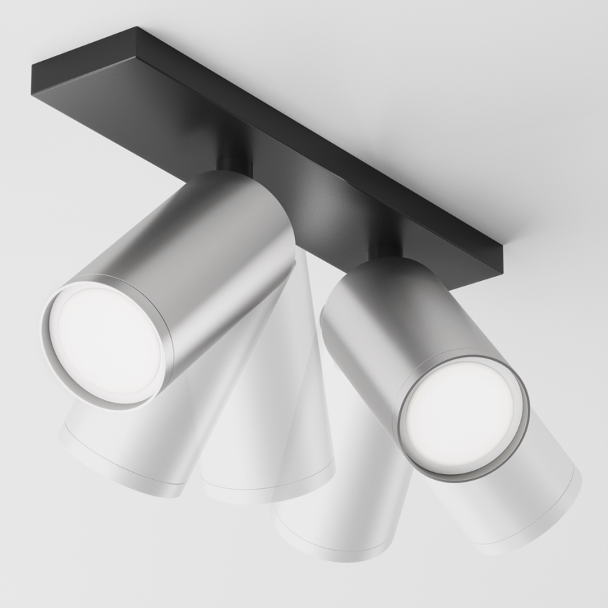 Maytoni C051CL-U-02BS - Foco FOCUS 2xGU10/10W/230V cromado mate/preto