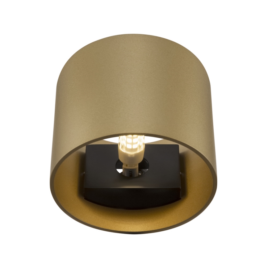Maytoni C066WL-01MG - Iluminação de parede ROND 1xG9/50W/230V dourada