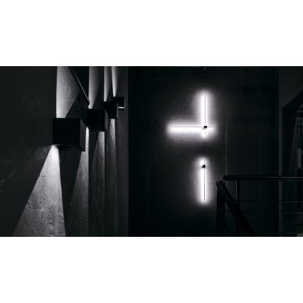 Maytoni C070WL-L12GB3K - Iluminação de parede LED PARS LED/12W/230V CRI 90 preto