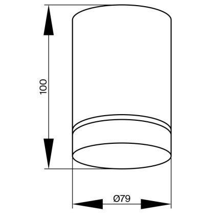 Maytoni C085CL-9W4K-W - Foco LED ORLO LED/9W/230V CRI 90 4000K branco