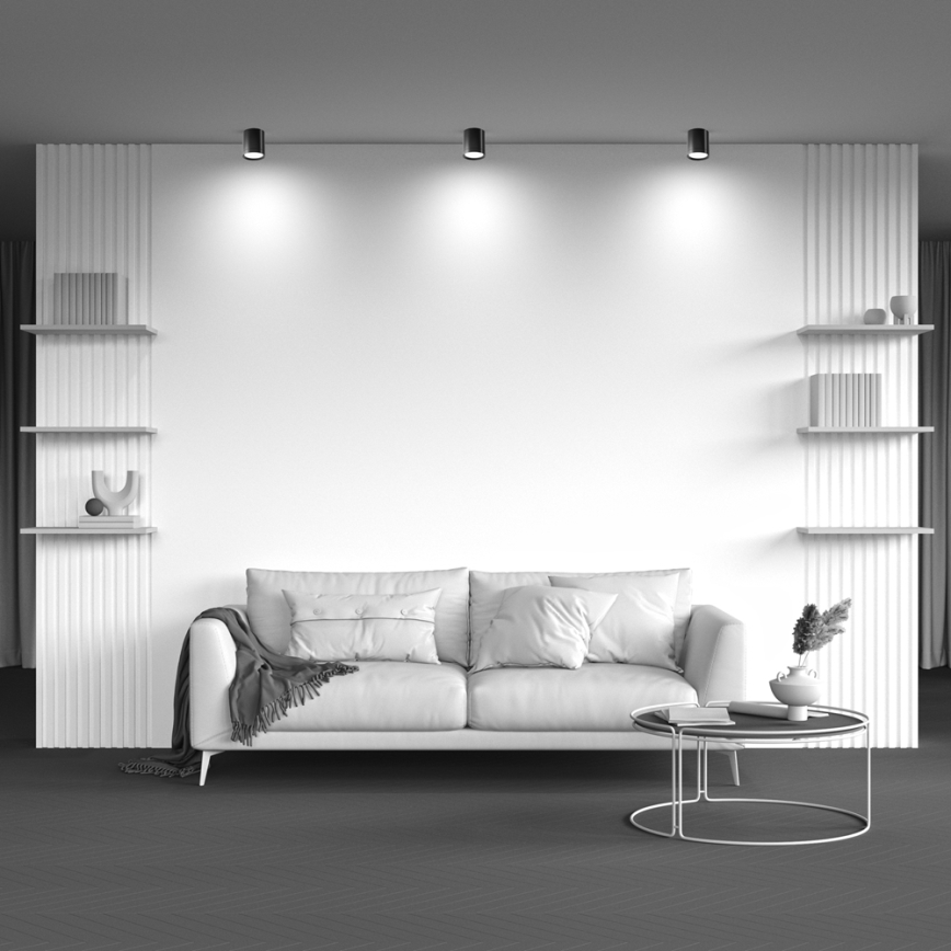 Maytoni C086CM-GX53-MRD-B - Foco HOOP 1xGX53/15W/230V preto