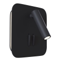 Maytoni C175-WL-01-6W-B - Foco de parede LED IOS LED/9W/230V preto