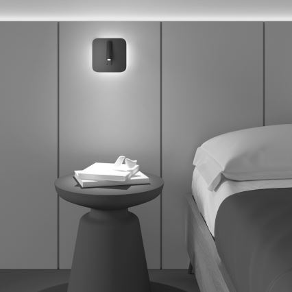 Maytoni C175-WL-01-6W-MG - Foco de parede LED IOS LED/9W/230V dourada