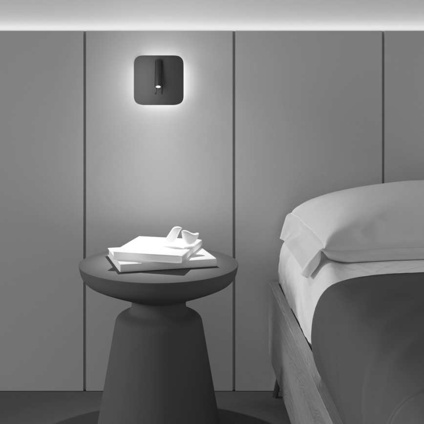 Maytoni C175-WL-01-6W-MG - Foco de parede LED IOS LED/9W/230V dourada