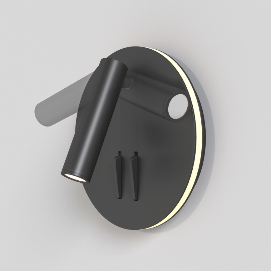 Maytoni C176-WL-01-6W-B - Foco de parede LED IOS LED/9W/230V preto