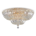 Maytoni DIA100-CL-16-G - Iluminação de teto BASFOR 16xE14/60W/230V dourada