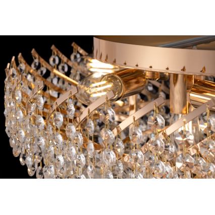 Maytoni DIA120-09-G - Iluminação de teto KAROLINA 9xE14/40W/230V