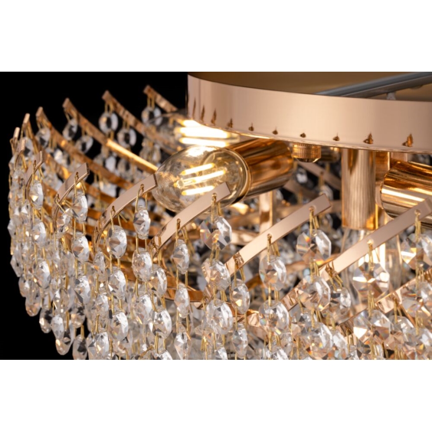 Maytoni DIA120-09-G - Iluminação de teto KAROLINA 9xE14/40W/230V