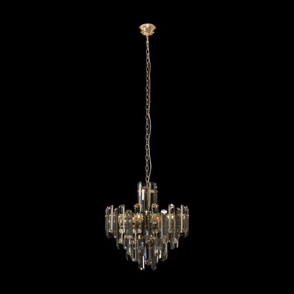 Maytoni DIA200PL-06G - Candelabro suspenso FLARE 6xE14/40W/230V