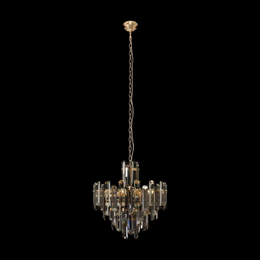 Maytoni DIA200PL-06G - Candelabro suspenso FLARE 6xE14/40W/230V