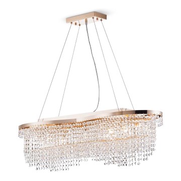 Maytoni DIA600-07-G - Candelabro suspenso TOILS 7xE14/60W/230V