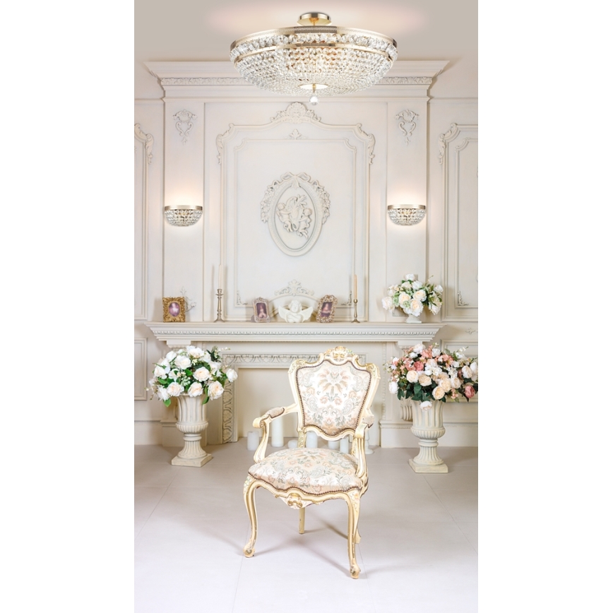 Maytoni DIA700-CL-12-G - Iluminação de teto OTTILIA 12xE14/60W/230V