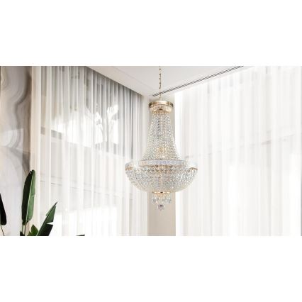 Maytoni DIA750-TT40-WG - Candelabro suspenso BELLA 7xE14/60W/230V