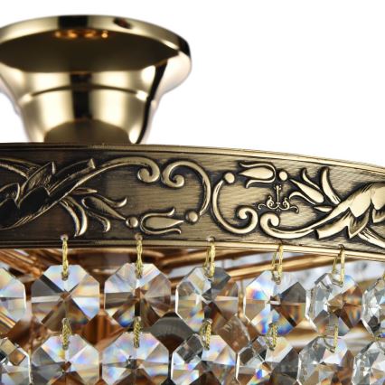 Maytoni DIA890-CL-05-G - Candelabro integrado PALACE 5xE27/60W/230V