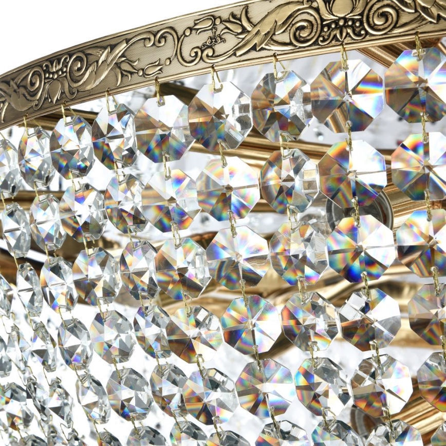 Maytoni DIA890-CL-18-G - Candelabro integrado PALACE 18xE27/60W/230V