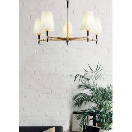 Maytoni H001CL-05BS - Candelabro suspenso ZARAGOZA 5xE14/40W/230V