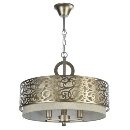Maytoni H260-03-N - Candelabro suspenso VENERA 3xE14/40W/230V