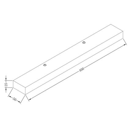 Maytoni MIR011WL-L9W4K - Iluminação de parede LED ORION LED/9W/230V branco