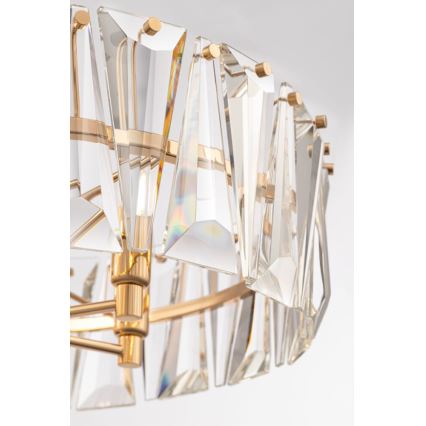 Maytoni MOD043PL-06G - Candelabro suspenso PUNTES 6xE14/60W/230V dourada