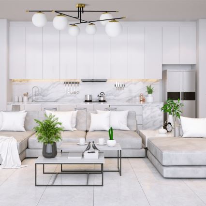 Maytoni MOD048CL-06G - Candelabro integrado NOSTALGIA 6xE14/40W/230V