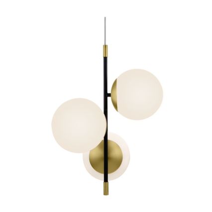 Maytoni MOD048PL-03G - Candelabro suspenso NOSTALGIA 3xE14/40W/230V