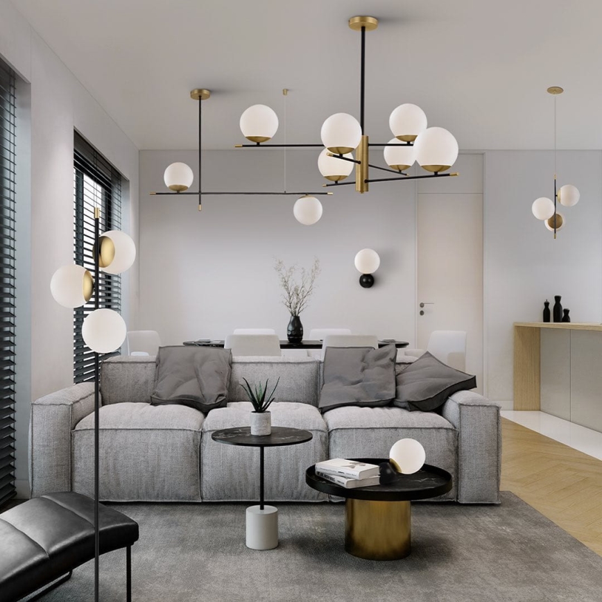 Maytoni MOD048PL-06G - Candeeiro suspenso NOSTALGIA 6xE14/40W/230V