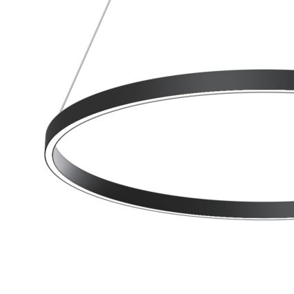 Maytoni MOD058PL-L42B3K - Candeeiro suspenso LED RIM LED/51W/230V 3000K diâmetro 80 cm preto