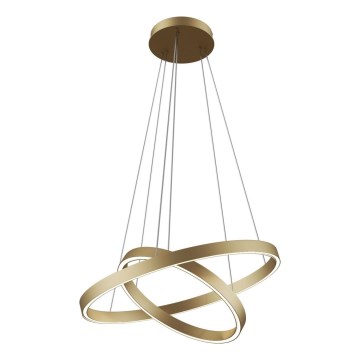 Maytoni MOD058PL-L55BS3K - Candeeiro suspenso LED RIM LED/61W/230V 3000K diâmetro 60 cm dourado