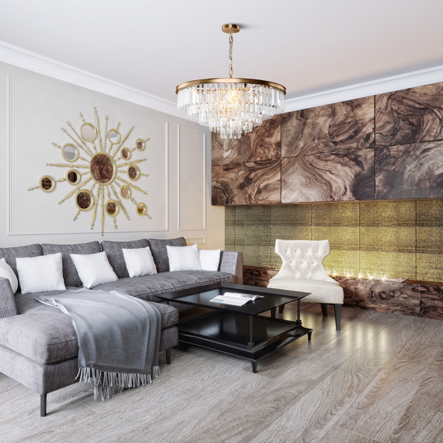 Maytoni MOD085PL-12BS - Candelabro suspenso REVERO 12xE14/40W/230V