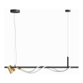 Maytoni MOD166PL-L30GB3K - Candelabro suspenso LED TAU LED/42W/230V