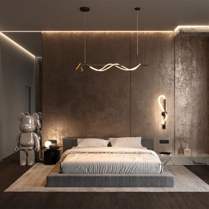 Maytoni MOD166PL-L30GB3K - Candelabro suspenso LED TAU LED/42W/230V