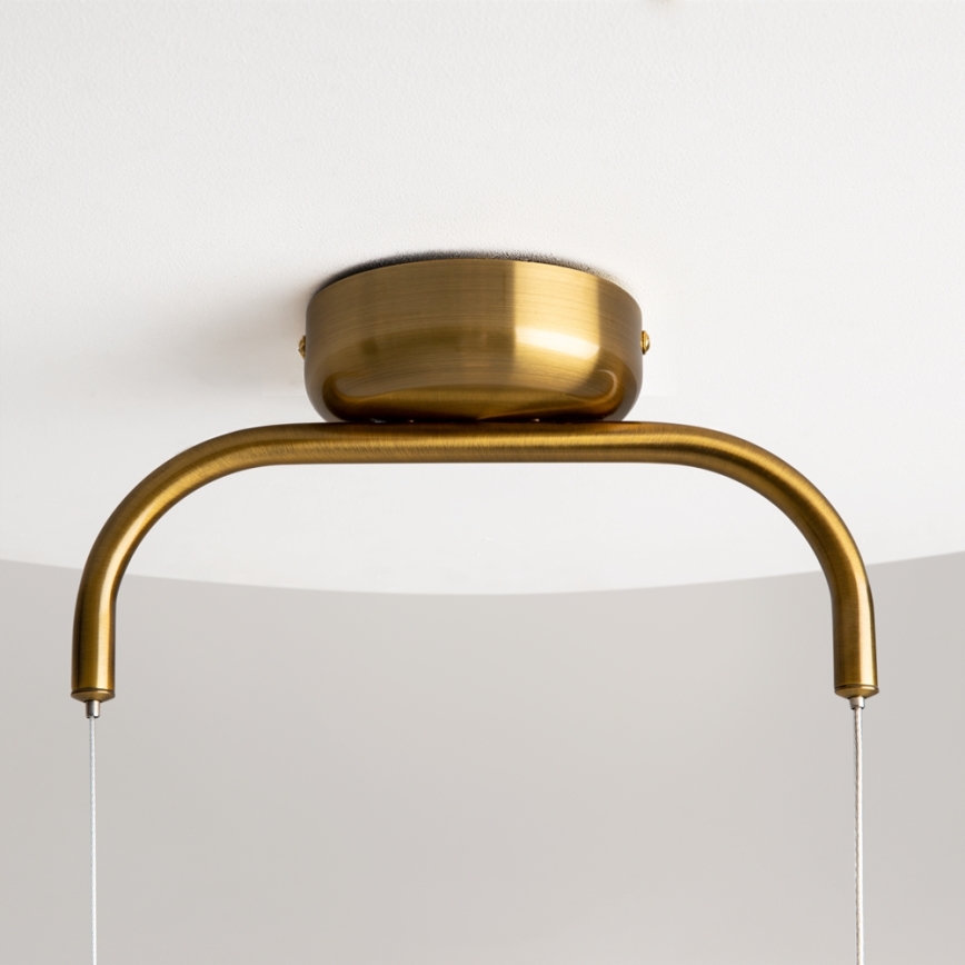 Maytoni MOD170PL-L8BS3K - Candeeiro suspenso LED CABARET LED/8W/230V dourado