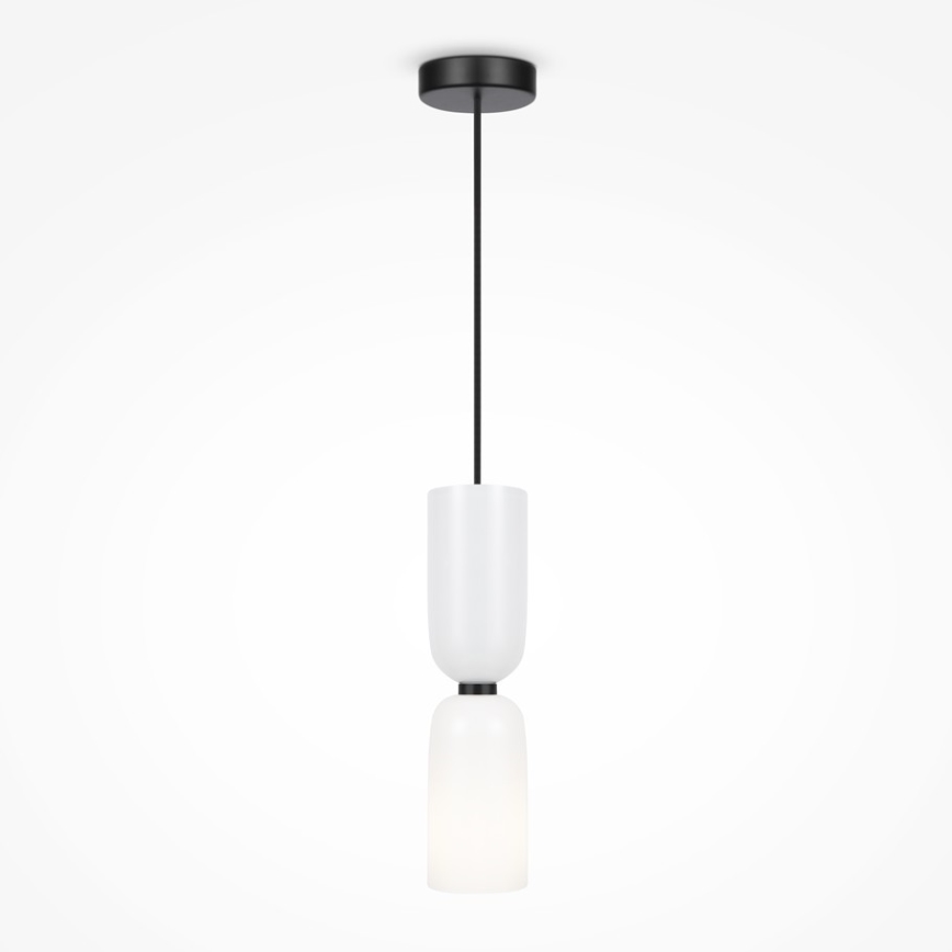 Maytoni MOD177PL-01W - Candeeiro suspenso MEMORY 1xE14/40W/230V branco