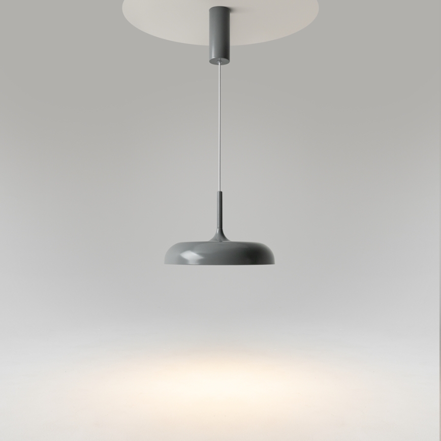 Maytoni MOD189PL-L12GR3K1 - Lustre LED suspenso por cabo GERHARD LED/19W/230V Ø 30 cm cinzento